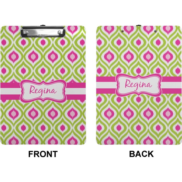 Ogee Ikat Clipboard (Letter) (Front + Back)