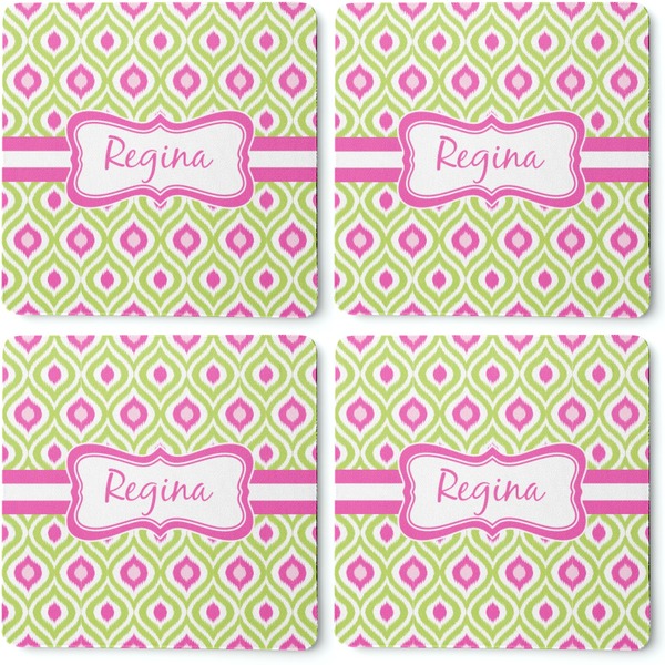 Ogee Ikat Coaster Rubber Back - Apvl