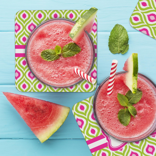 Ogee Ikat Coaster Set - LIFESTYLE