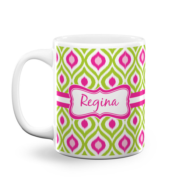 Custom Ogee Ikat Coffee Mug (Personalized)