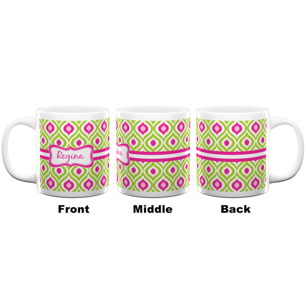 Ogee Ikat Coffee Mug - 20 oz - White APPROVAL
