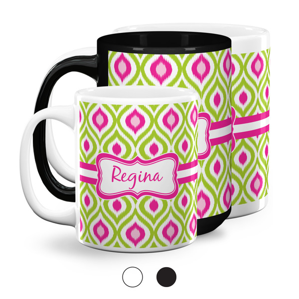 Ogee Ikat Coffee Mugs Main
