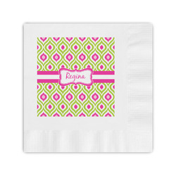 Ogee Ikat Coined Cocktail Napkins (Personalized)