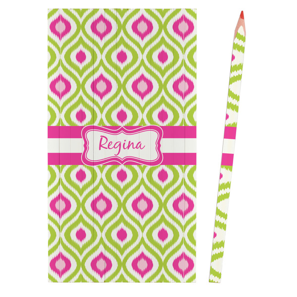 Ogee Ikat Colored Pencils - Front View