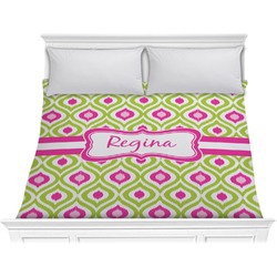 Ogee Ikat Comforter - King (Personalized)