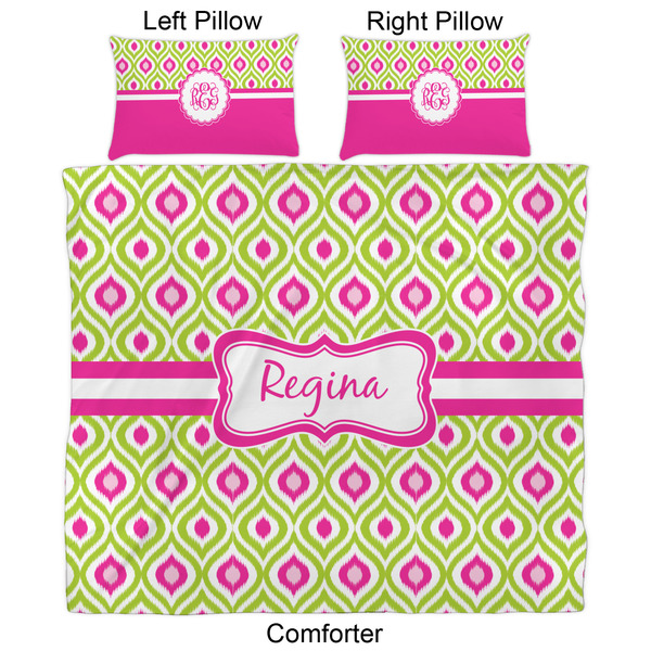 Ogee Ikat Comforter Set - King - Approval