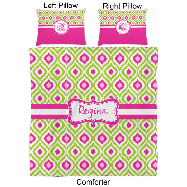 Ogee Ikat Comforter Set - Queen - Approval