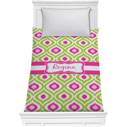Ogee Ikat Comforter - Twin (Personalized)