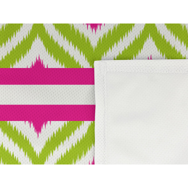 Ogee Ikat Cooling Towel- Detail