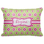 Ogee Ikat Decorative Baby Pillowcase - 16"x12" (Personalized)