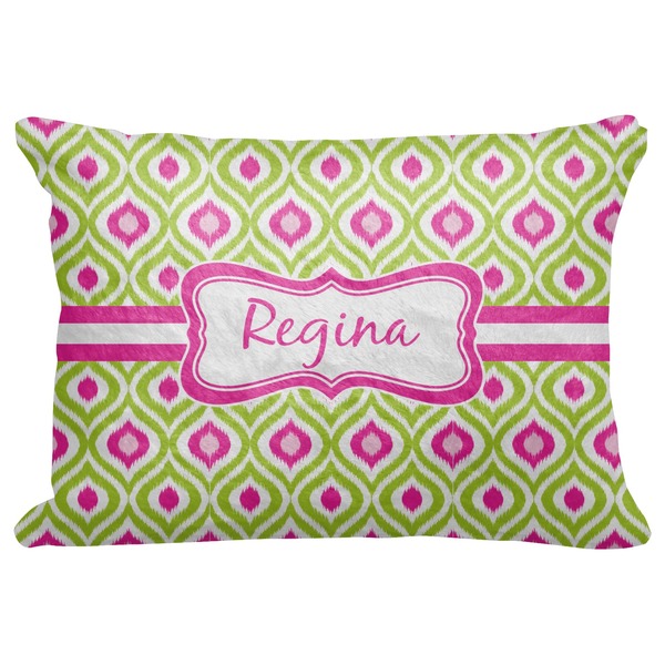Custom Ogee Ikat Decorative Baby Pillowcase - 16"x12" (Personalized)