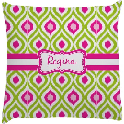 Ogee Ikat Decorative Pillow Case (Personalized)