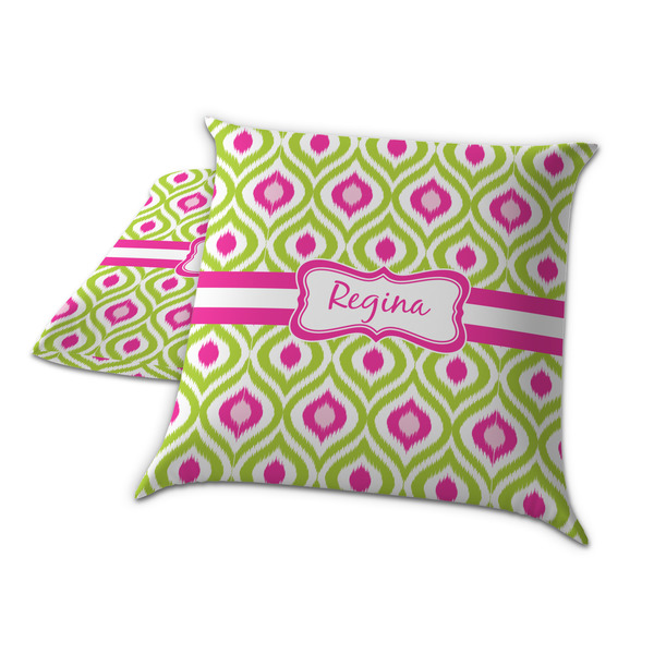 Ogee Ikat Decorative Pillow Case - TWO