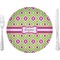 Ogee Ikat 10" Glass Lunch / Dinner Plates - Single or Set (Personalized)