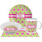 Ogee Ikat Dinner Set - 4 Pc (Personalized)