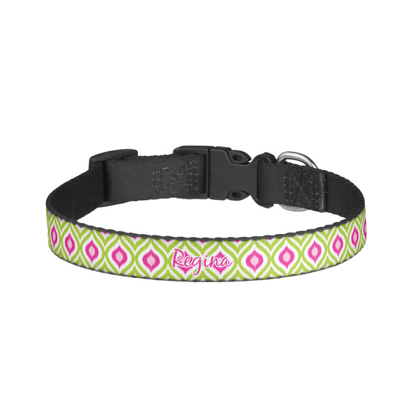 Custom Ogee Ikat Dog Collar - Small (Personalized)