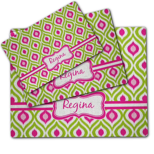 Ogee Ikat Dog Food Mat - MAIN (sm, med, lrg)