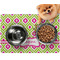 Ogee Ikat Dog Food Mat - Small LIFESTYLE