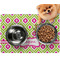 Ogee Ikat Dog Food Mat - Small w/ Name or Text