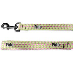 Ogee Ikat Deluxe Dog Leash - 4 ft (Personalized)