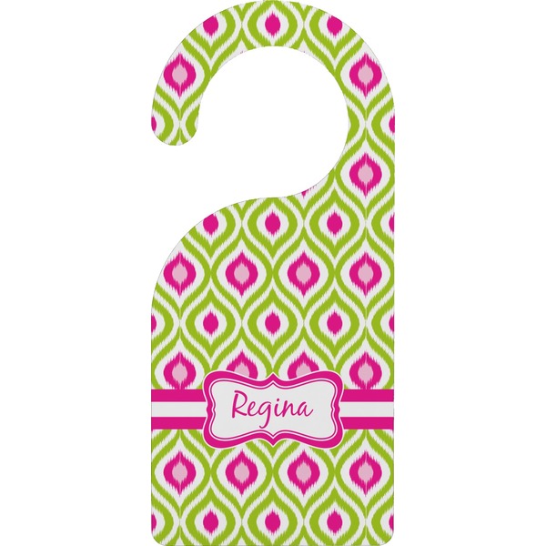 Custom Ogee Ikat Door Hanger (Personalized)