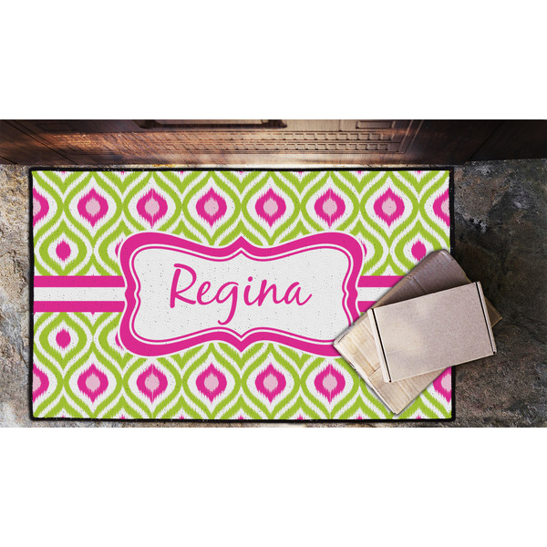 Ogee Ikat Door Mat - LIFESTYLE (Lrg)