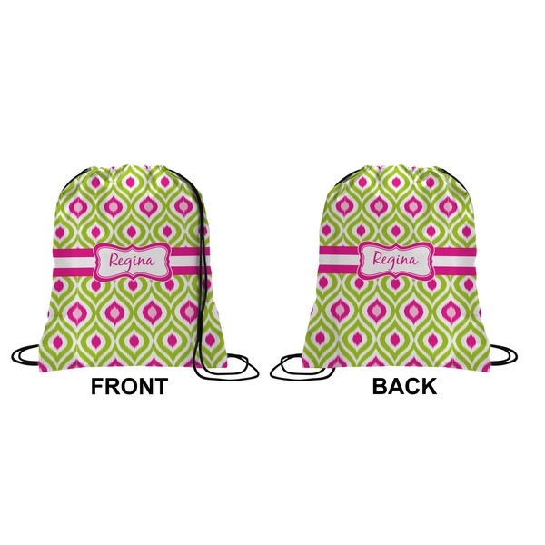 Ogee Ikat Drawstring Backpack