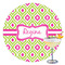 Ogee Ikat Drink Topper - XLarge - Single with Drink