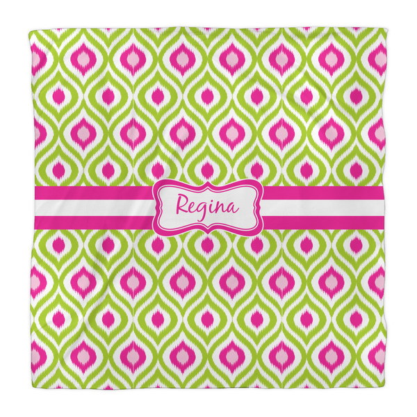 Ogee Ikat Duvet Cover - Queen - Front