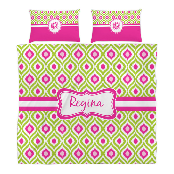 Ogee Ikat Duvet Cover Set - King - Alt Approval