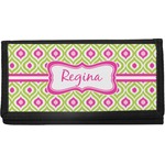 Ogee Ikat Canvas Checkbook Cover (Personalized)