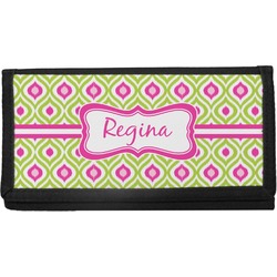 Ogee Ikat Canvas Checkbook Cover (Personalized)