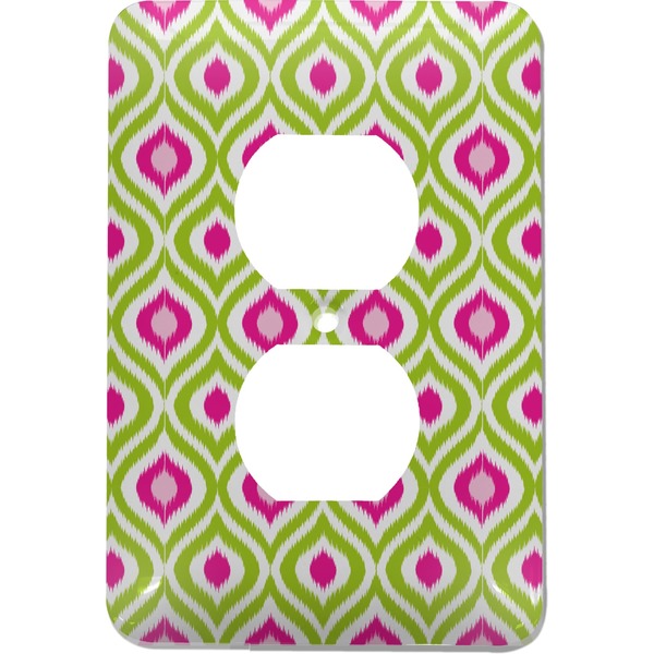 Custom Ogee Ikat Electric Outlet Plate