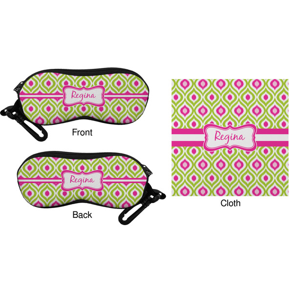 Ogee Ikat Eyeglass Case & Cloth (Approval)