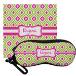 Ogee Ikat Eyeglass Case & Cloth (Personalized)
