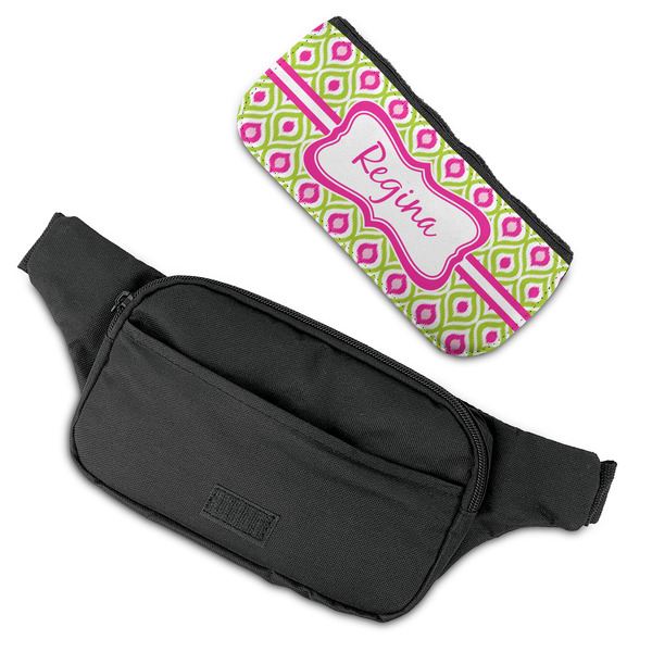 Ogee Ikat Fanny Packs - FLAT (flap off)