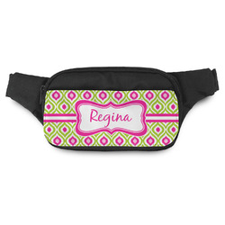 Ogee Ikat Fanny Pack - Modern Style (Personalized)