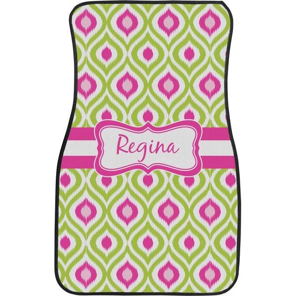Ogee Ikat Front Seat Car Mat