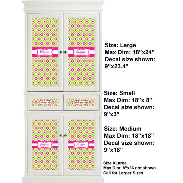 Ogee Ikat Full Cabinet (Show Sizes)
