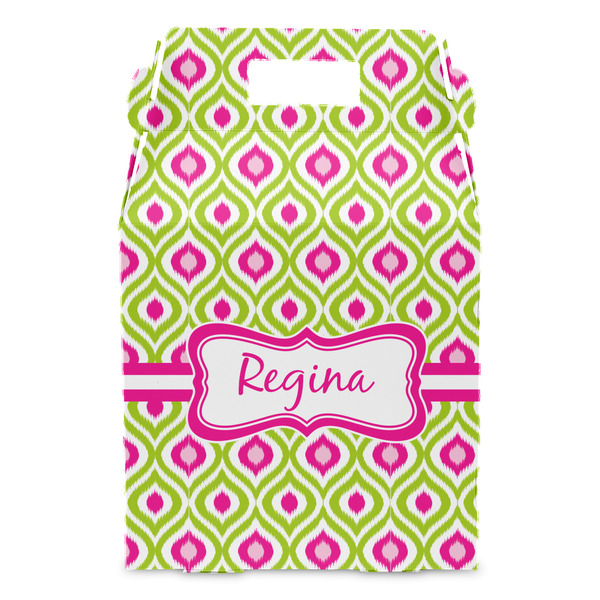 Ogee Ikat Gable Favor Box - Front