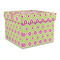 Ogee Ikat Gift Box with Lid - Canvas Wrapped - Large (Personalized)