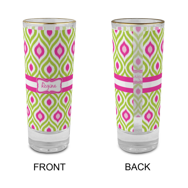 Ogee Ikat Glass Shot Glass - 2 oz - Single - APPROVAL