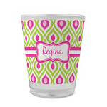 Ogee Ikat Glass Shot Glass - 1.5 oz - Set of 4 (Personalized)