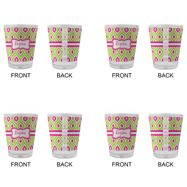 Ogee Ikat Glass Shot Glass - Standard - Set of 4 - APPROVAL