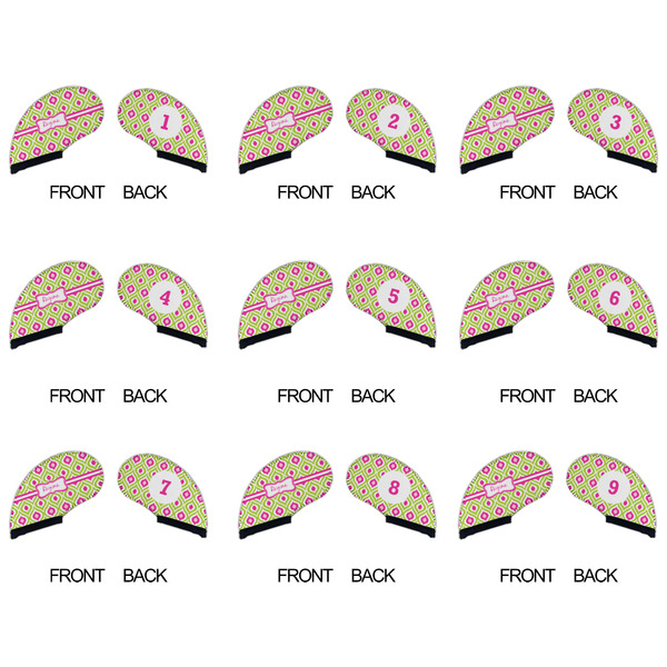 Ogee Ikat Golf Club Covers - APPROVAL (set of 9)