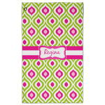 Ogee Ikat Golf Towel - Poly-Cotton Blend w/ Name or Text