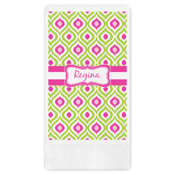 Ogee Ikat Guest Paper Towels - Full Color (Personalized)