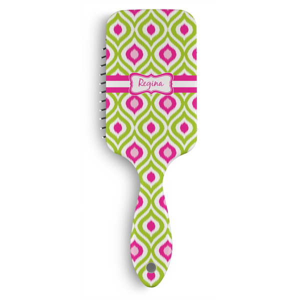 Custom Ogee Ikat Hair Brushes (Personalized)