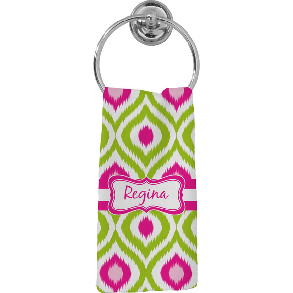 Custom Ogee Ikat Hand Towel - Full Print (Personalized)