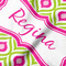 Ogee Ikat Hooded Baby Towel- Detail Close Up